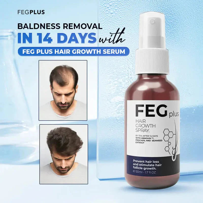 FEG Plus Hair Growth Spray | Strong Hair Regrowth Formula 50ml